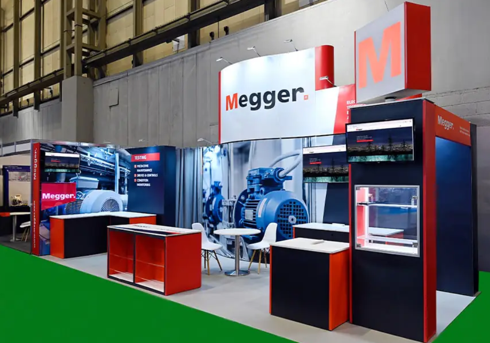 Corner Exhibition Stand for Megger